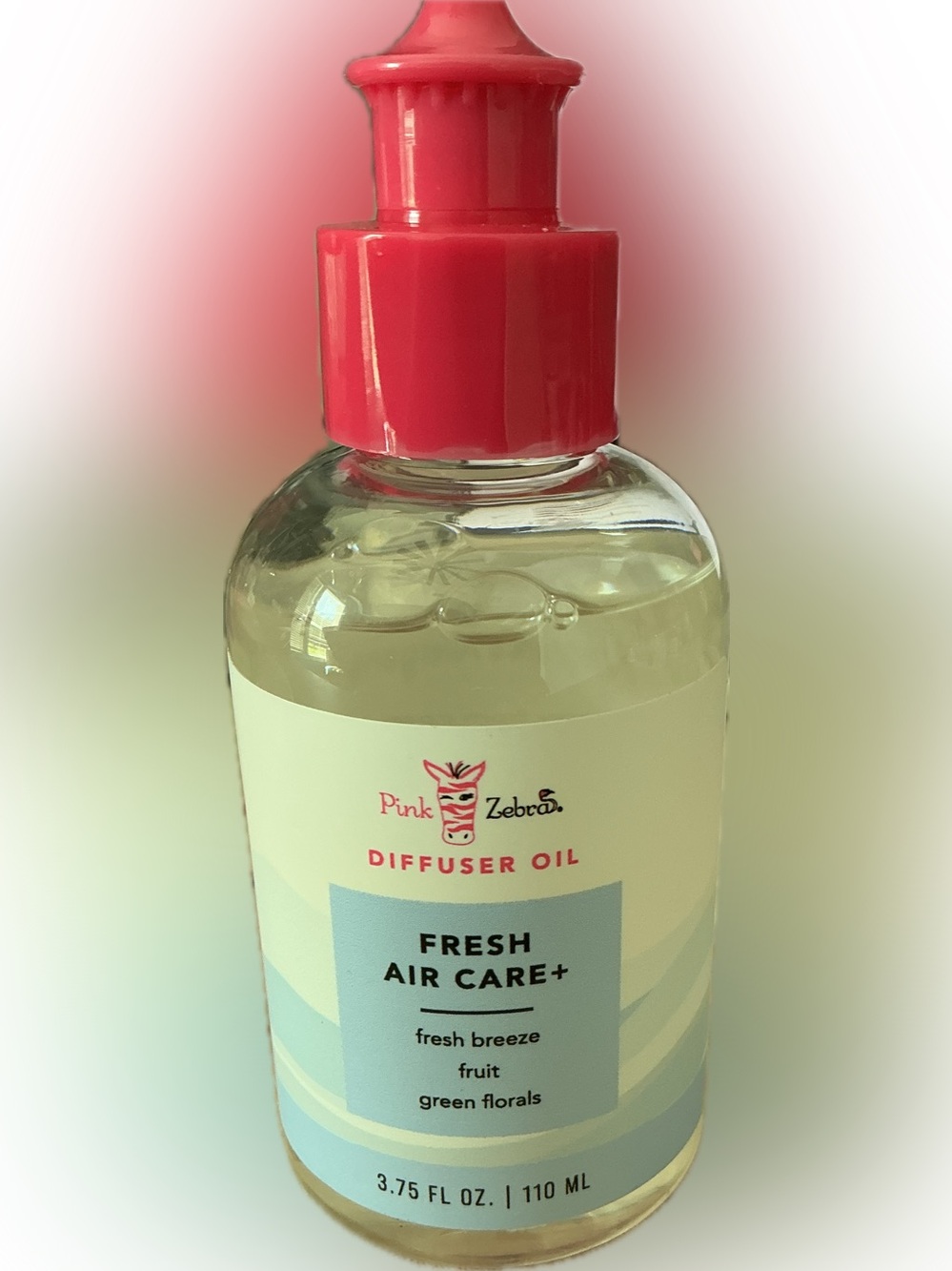 Fresh Air Care+ Odor Eliminating Pink Zebra Diffuser Oil